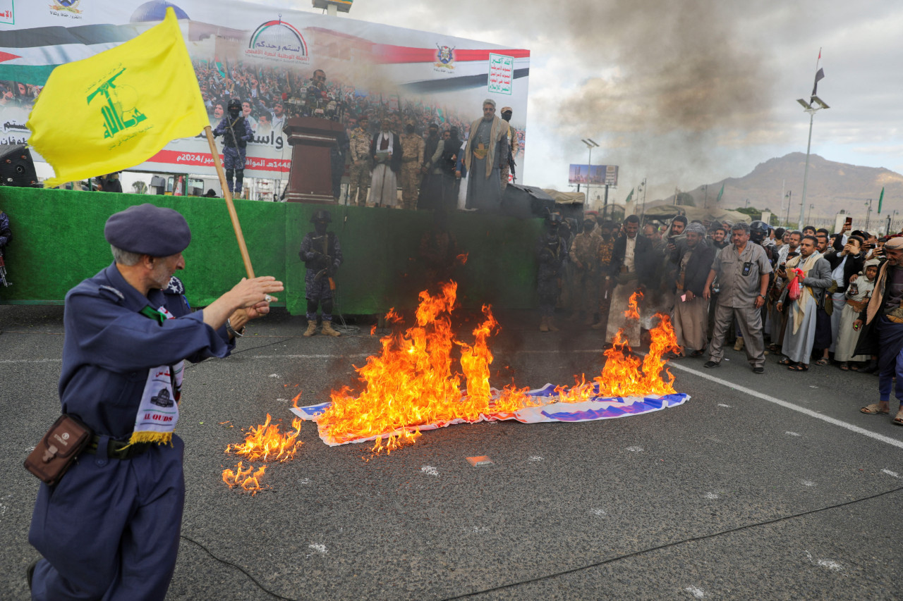 Rebeldes hutíes de Yemen. Foto: Reuters.