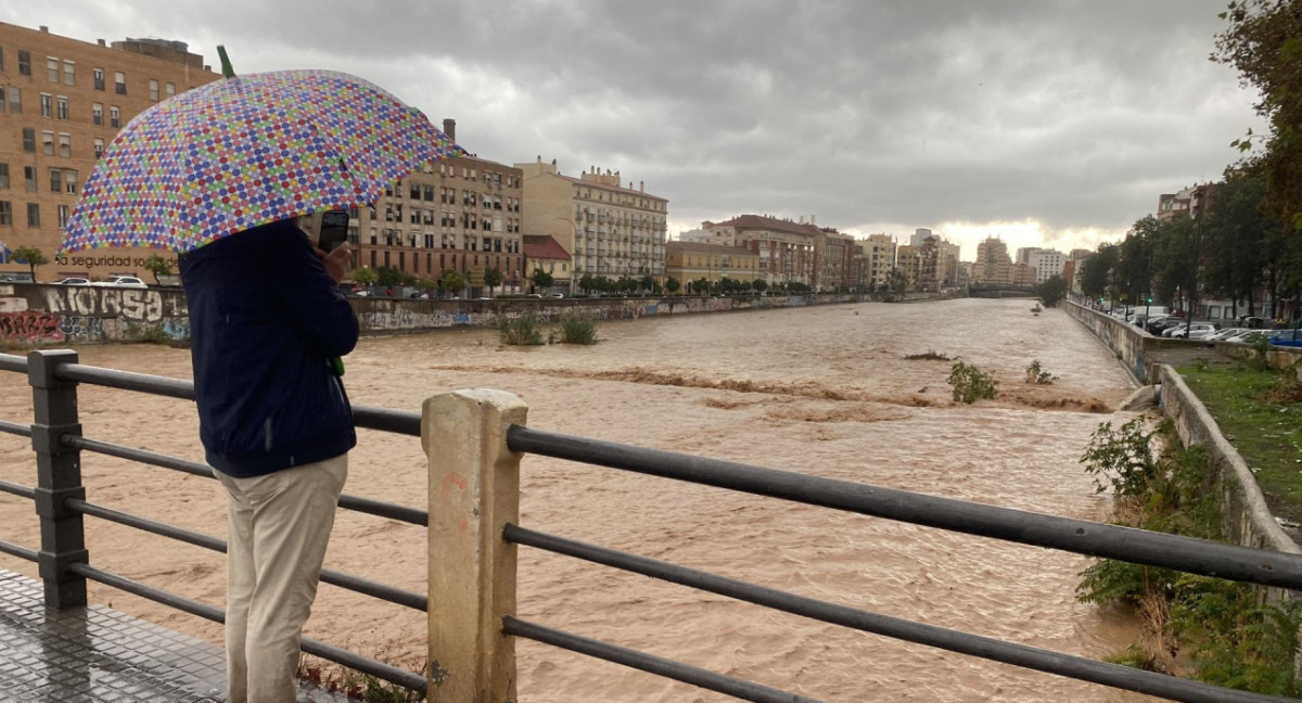 Temporal en Cataluña, España. Foto: EFE.