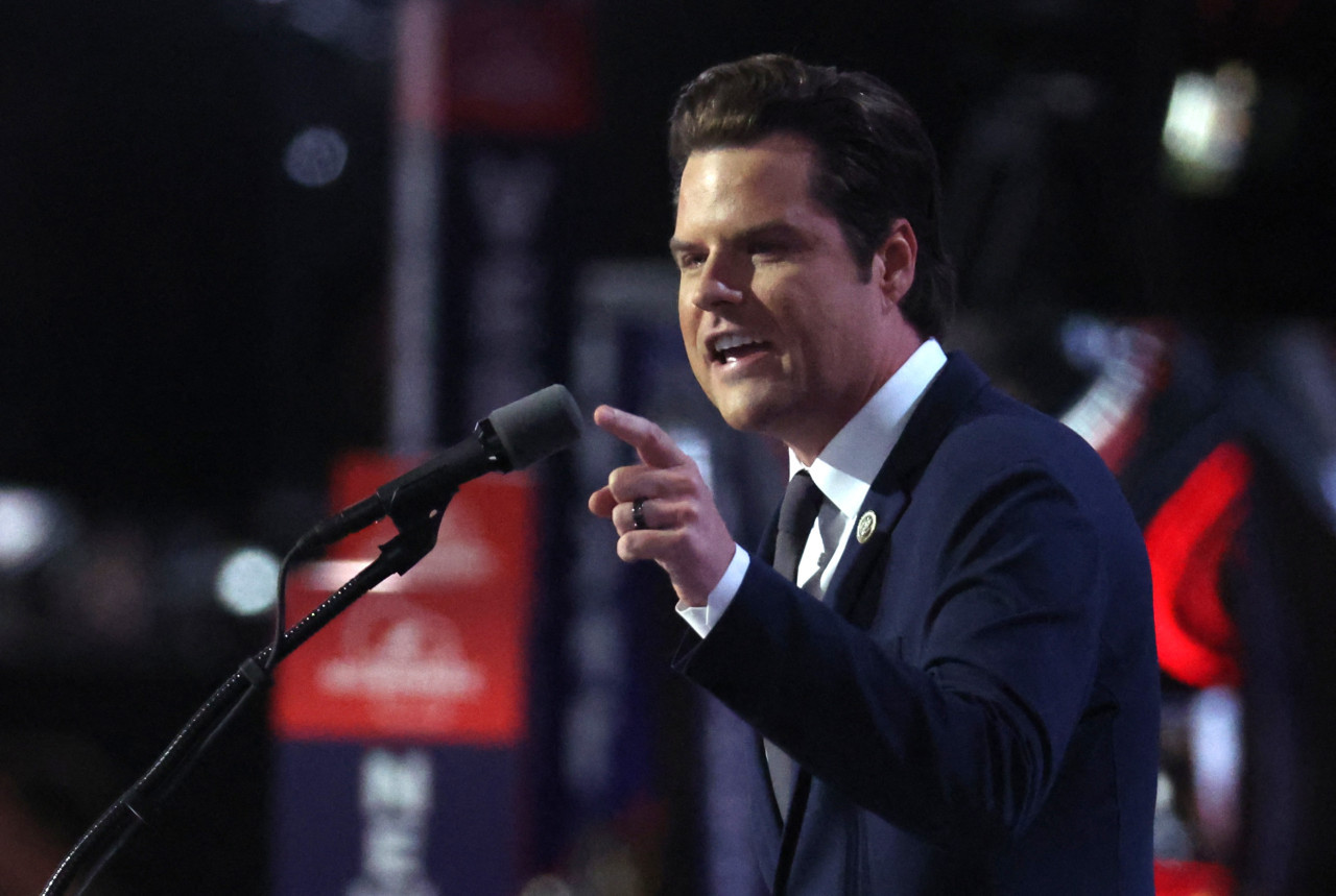 Matt Gaetz, el próximo fiscal general del país. Foto: Reuters.