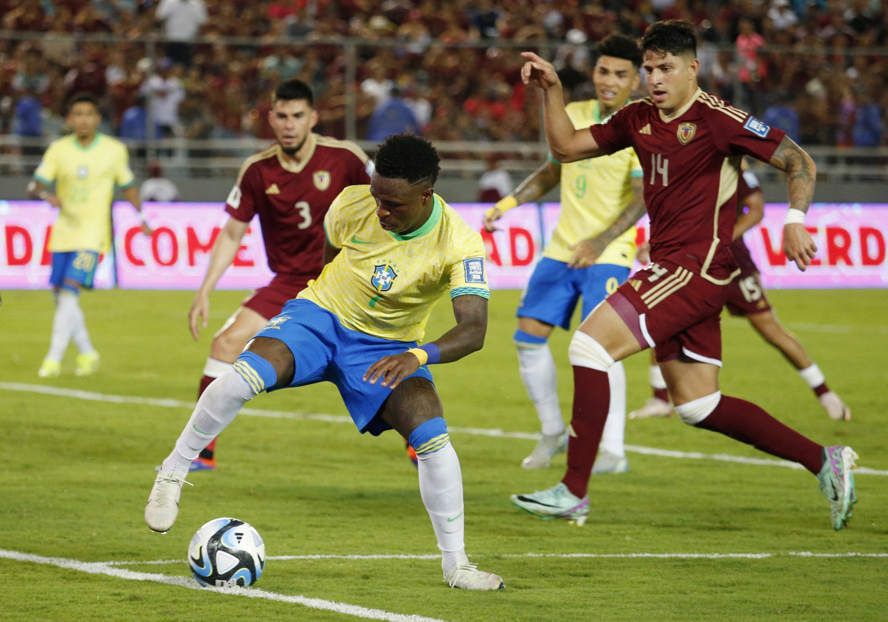 Eliminatorias 2026, Venezuela vs. Brasil. Foto: REUTERS.