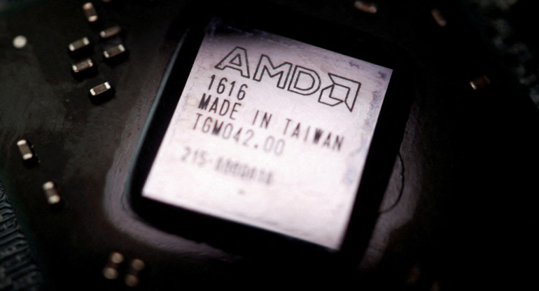 Microprocesadores de AMD. Foto: Reuters.