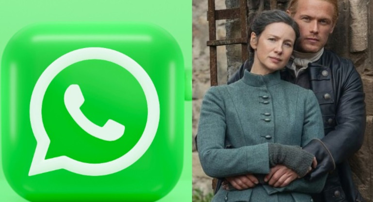 WhatsApp modo Outlander. Foto Canal26.com