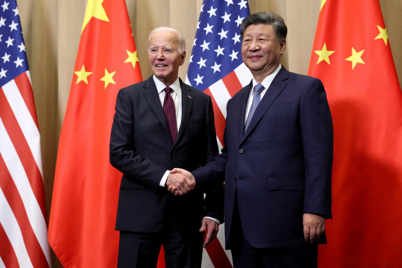 Joe Biden y Xi Jinping tras su reunión bilateral. Foto: Reuters.