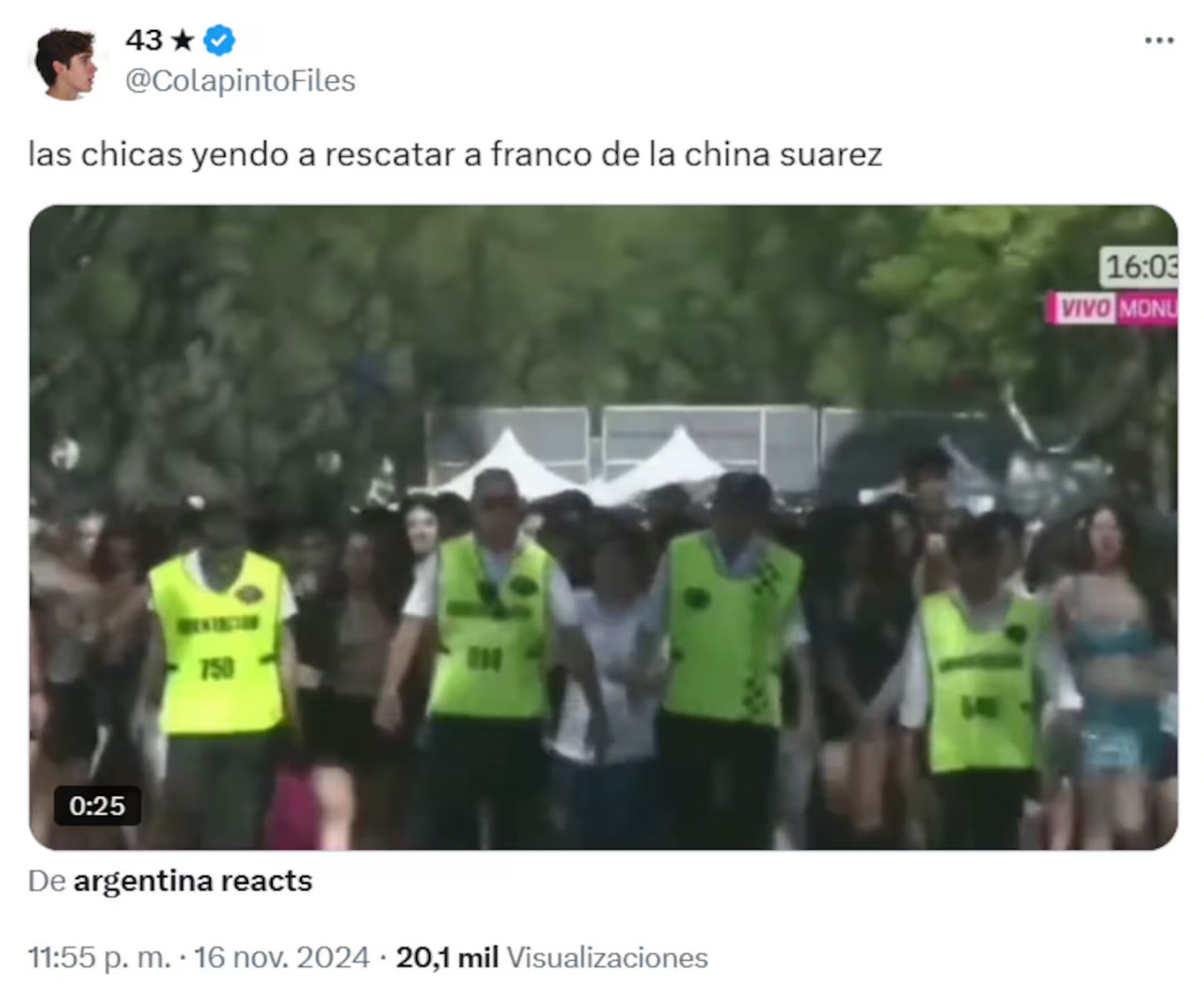 Los mejores memes de la cena de la China Suárez y Colapinto. Foto: X.