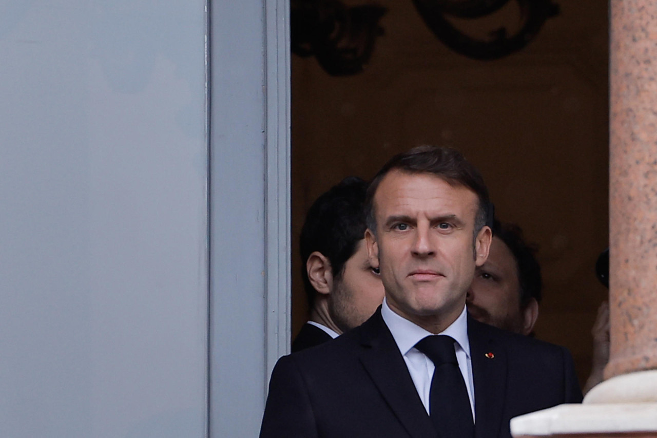 Emmanuel Macron en Argentina. Foto: EFE