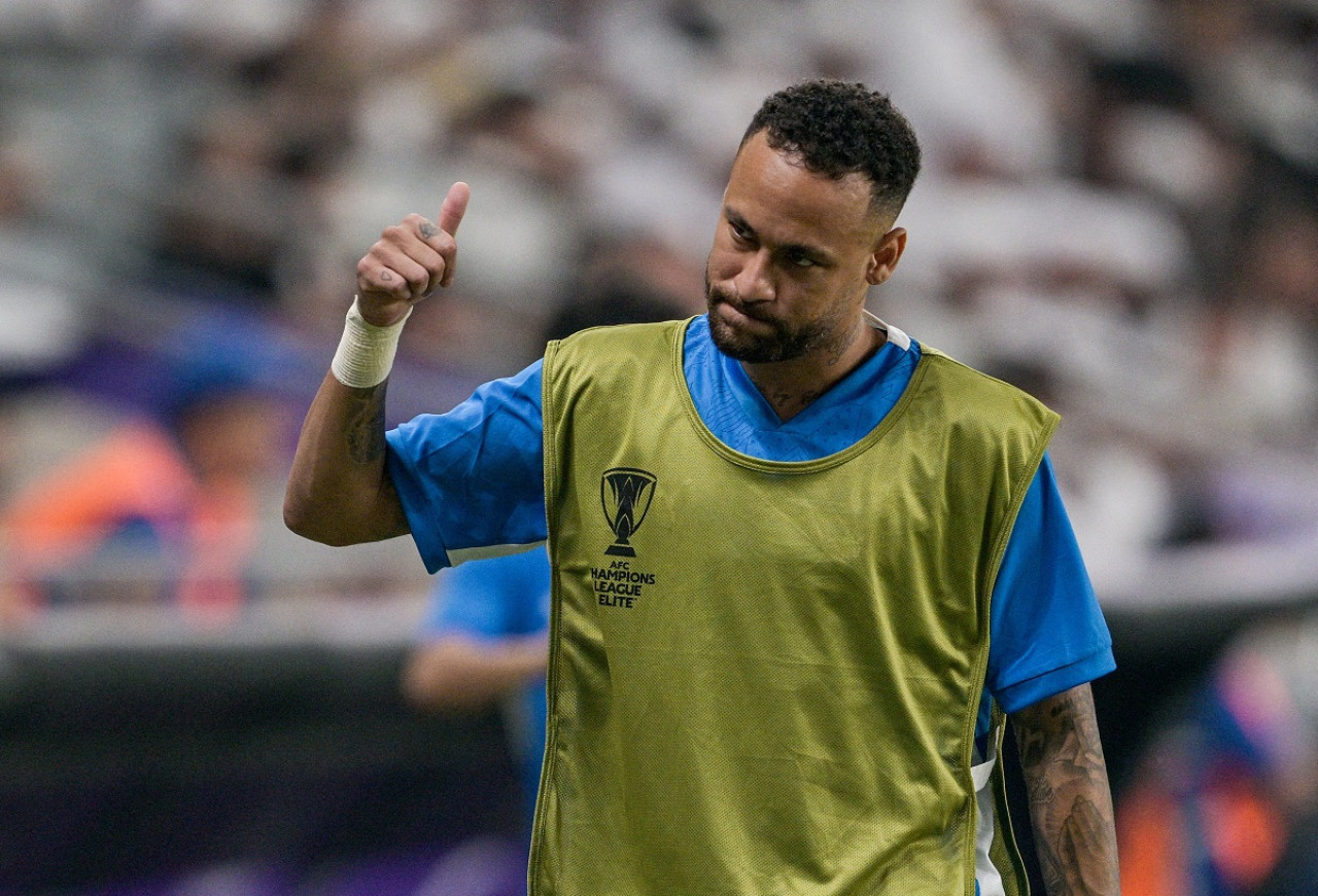 Neymar en Al Hilal. Foto: Reuters.