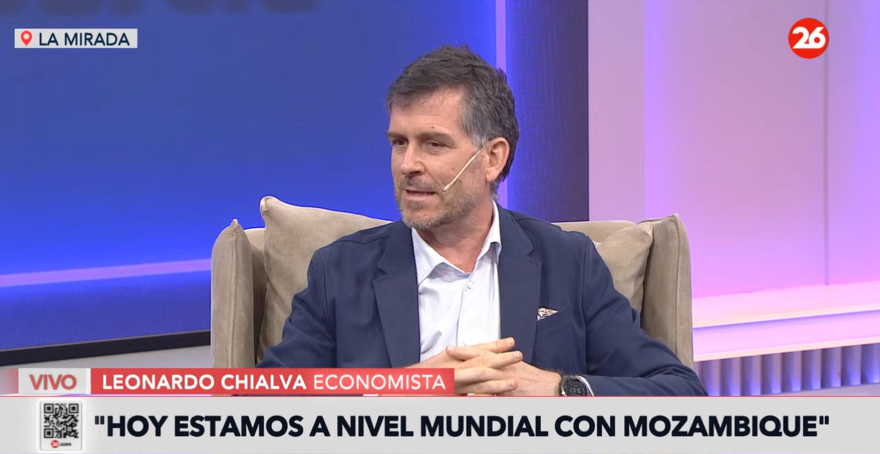 Leonardo Chialva en La Mirada de Roberto y Javier García. Foto: Canal 26