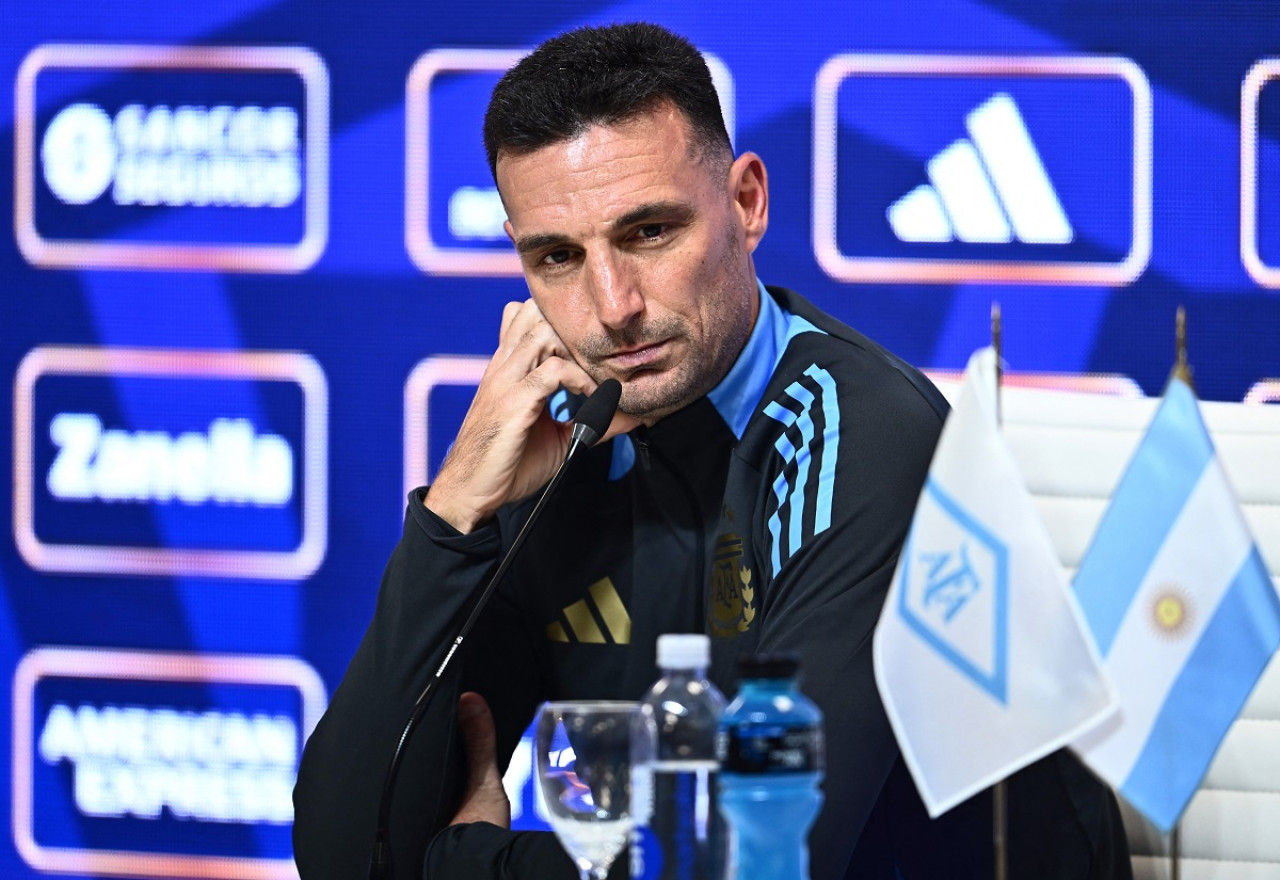 Lionel Scaloni, técnico de la Selección Argentina. Foto: Reuters.