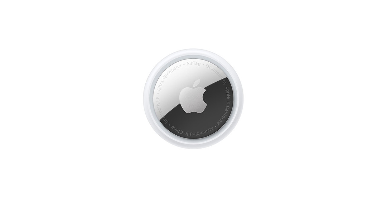 Logo de AirTag, el dispositivo rastreador de Apple. Foto: Gentileza Apple.