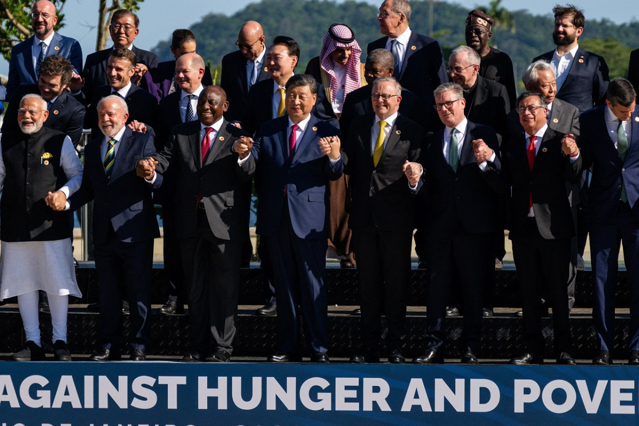 Los principales líderes del G20. Foto: Reuters.