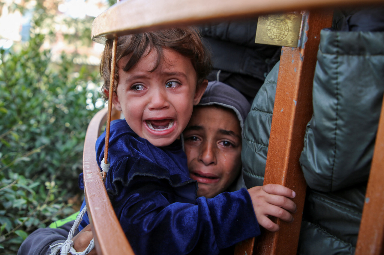 Sufrimiento de los palestinos en Gaza. Foto: Reuters.