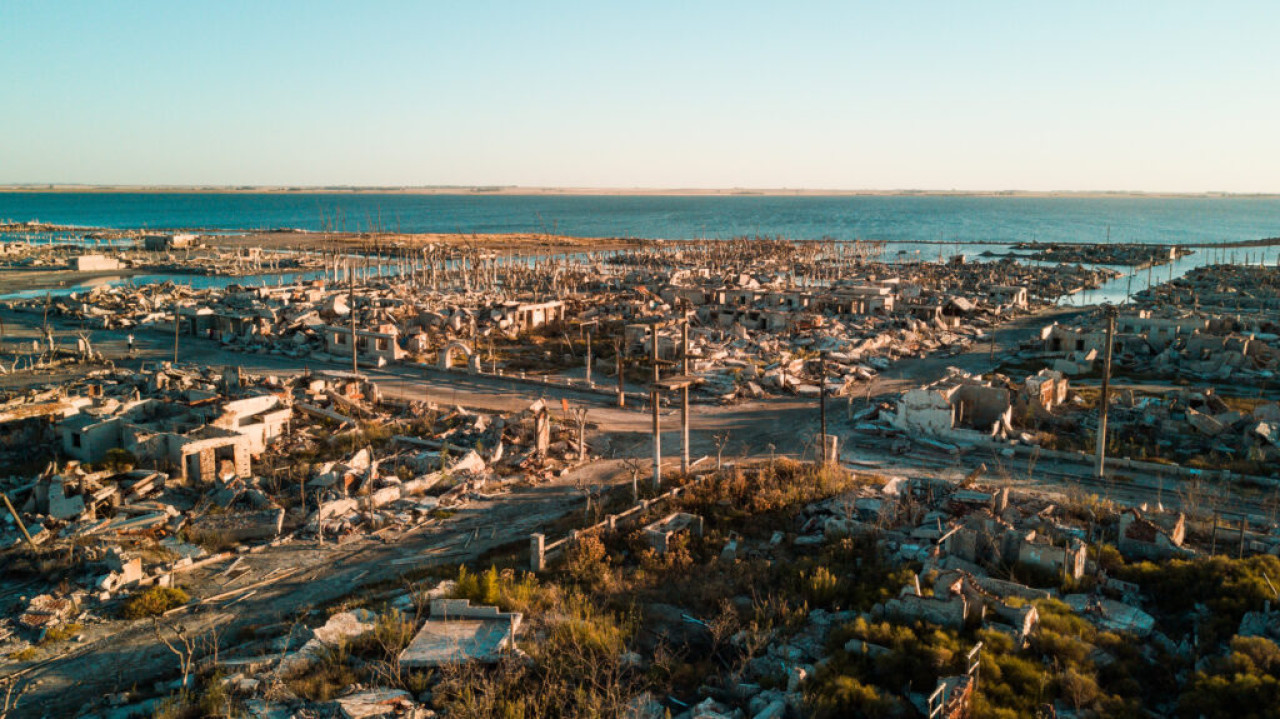 Las Encadenadas - Epecuén. Foto: Turismo Carhué