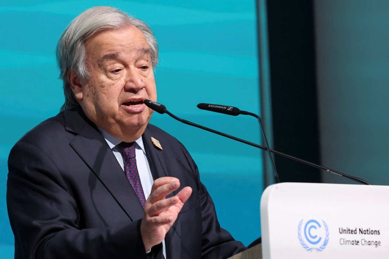 António Guterres, secretario general de Naciones Unidas. Foto: Reuters.