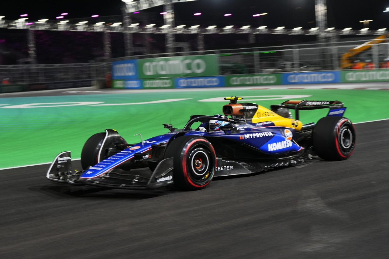 Franco Colapinto en el Gran Premio de Las Vegas; Fórmula 1. Foto: Reuters.