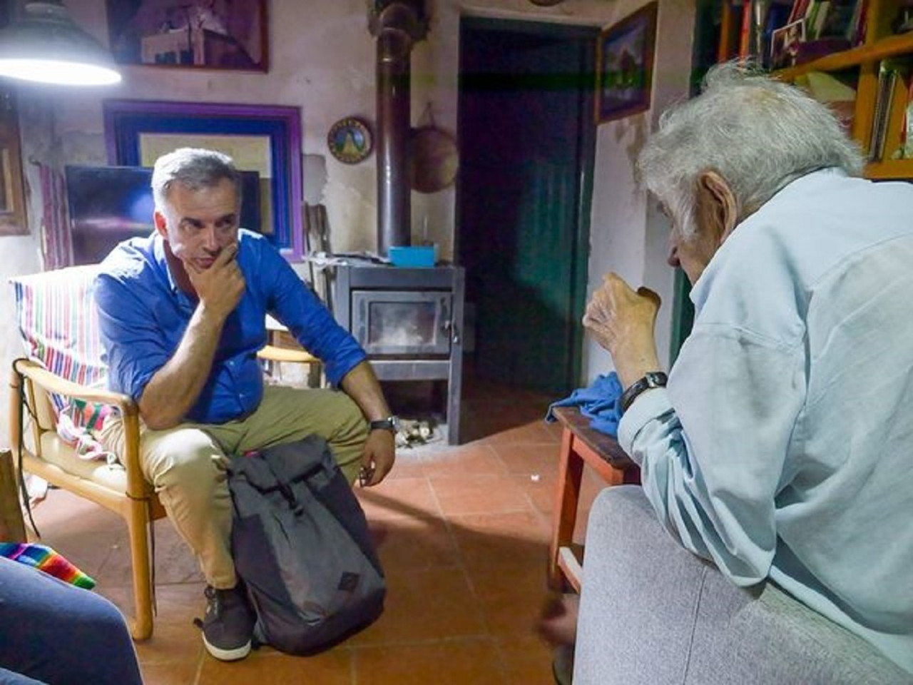 Yamandú Orsi se reunió con Pepe Mujica. Foto: Instagram @orsi.yamandu