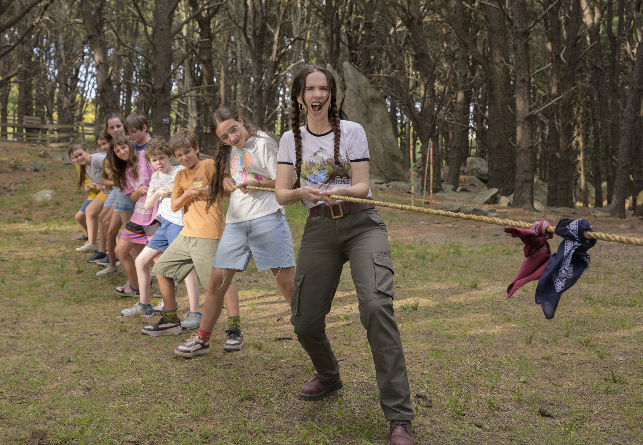 Campamento con mamá. Foto: Netflix.