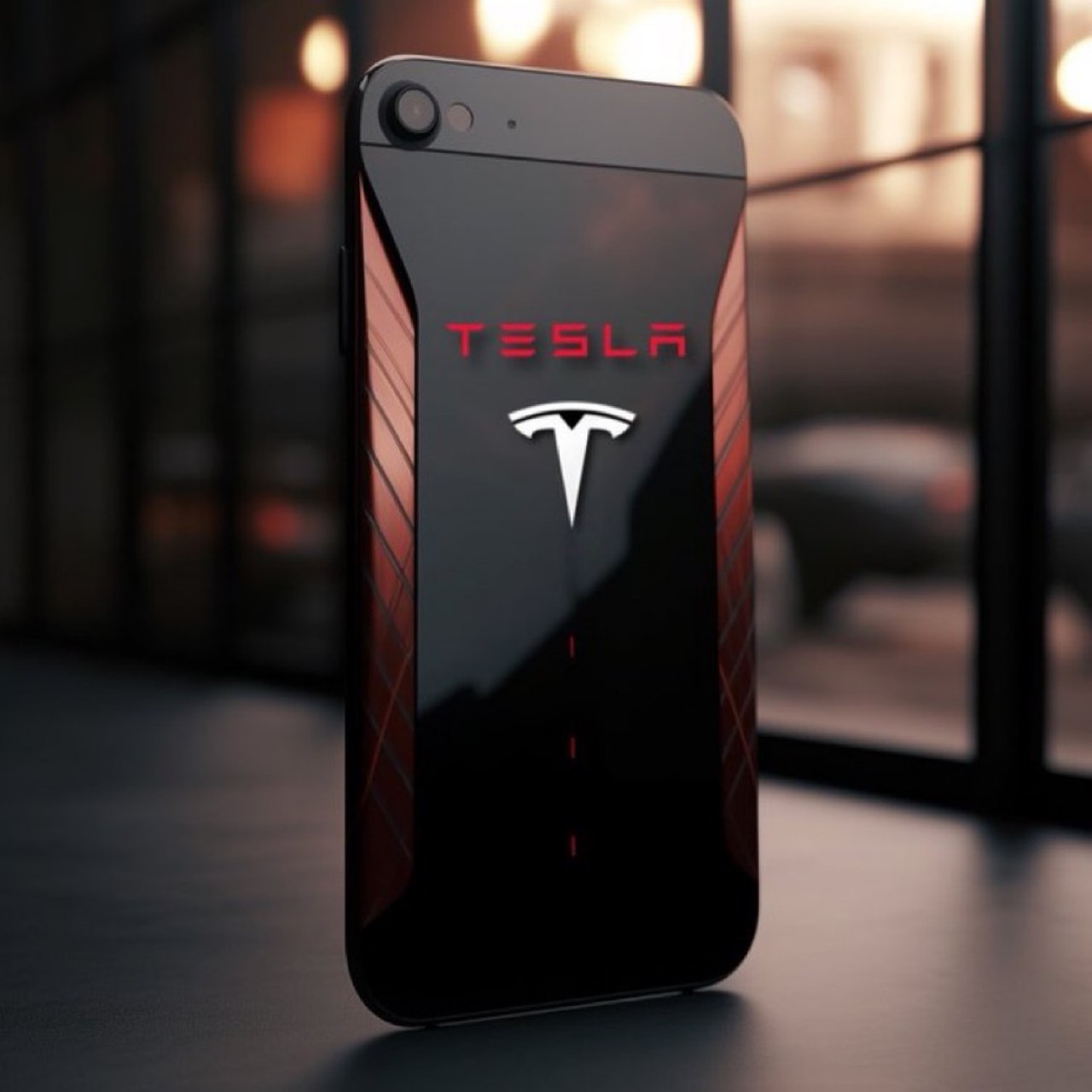 Así sería un posible modelo del Tesla Phone. Foto: X.