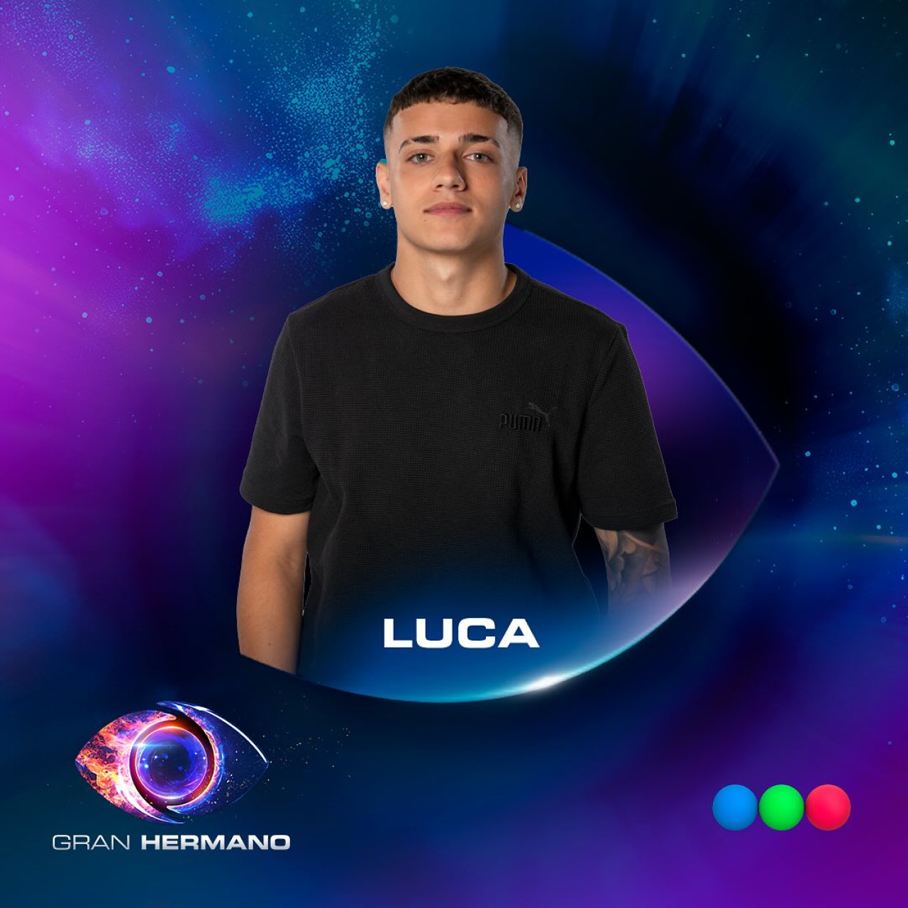 Luca - Participante de Gran Hermano 2025. Foto: Telefe.