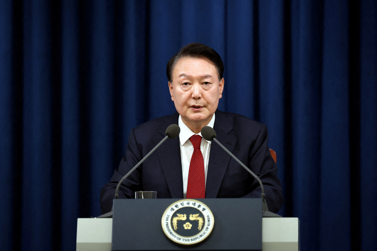 Yoon Suk-yeol, presidente de Corea del Sur. Foto: REUTERS.