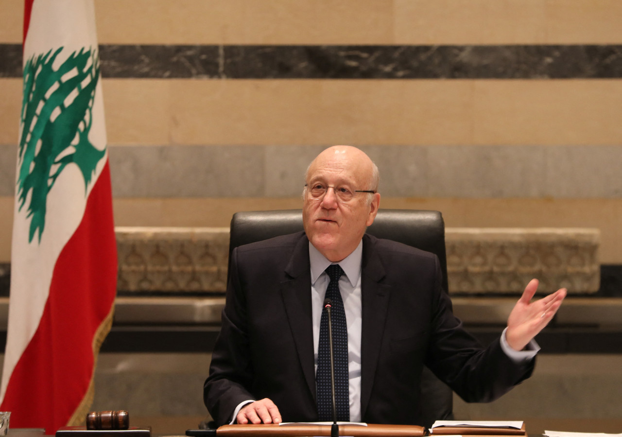 Najib Mikati, primer ministro de El Líbano. Foto: REUTERS.