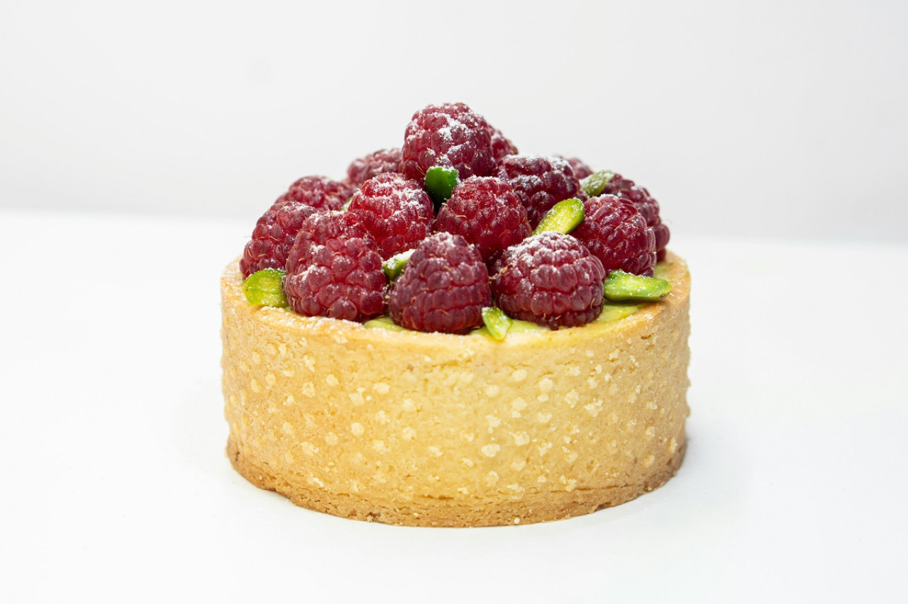 Tarta de frutos rojos. Foto: Unsplash.