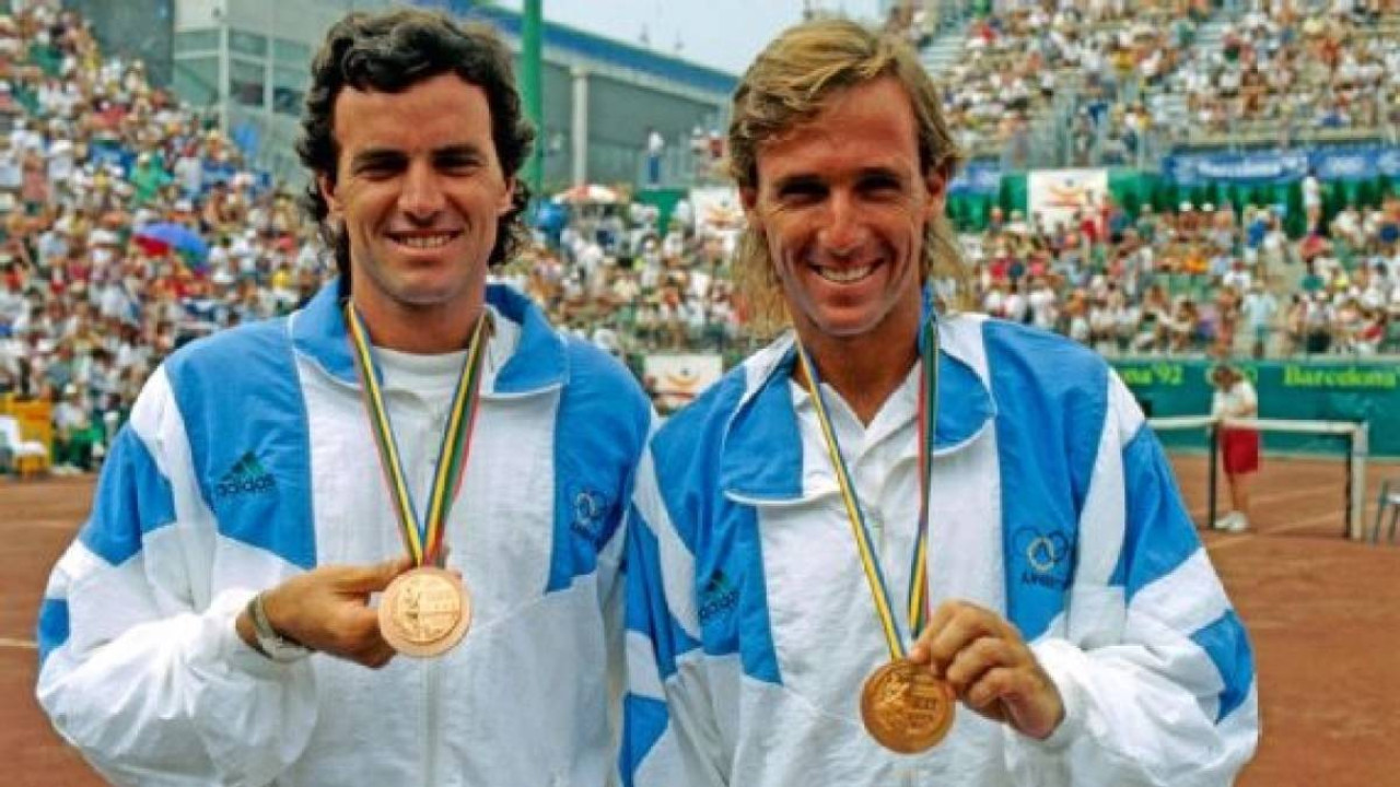 Javier Frana y Christian Miniussi, medalla de bronce en los Juegos Olímpicos de Barcelona 1992.