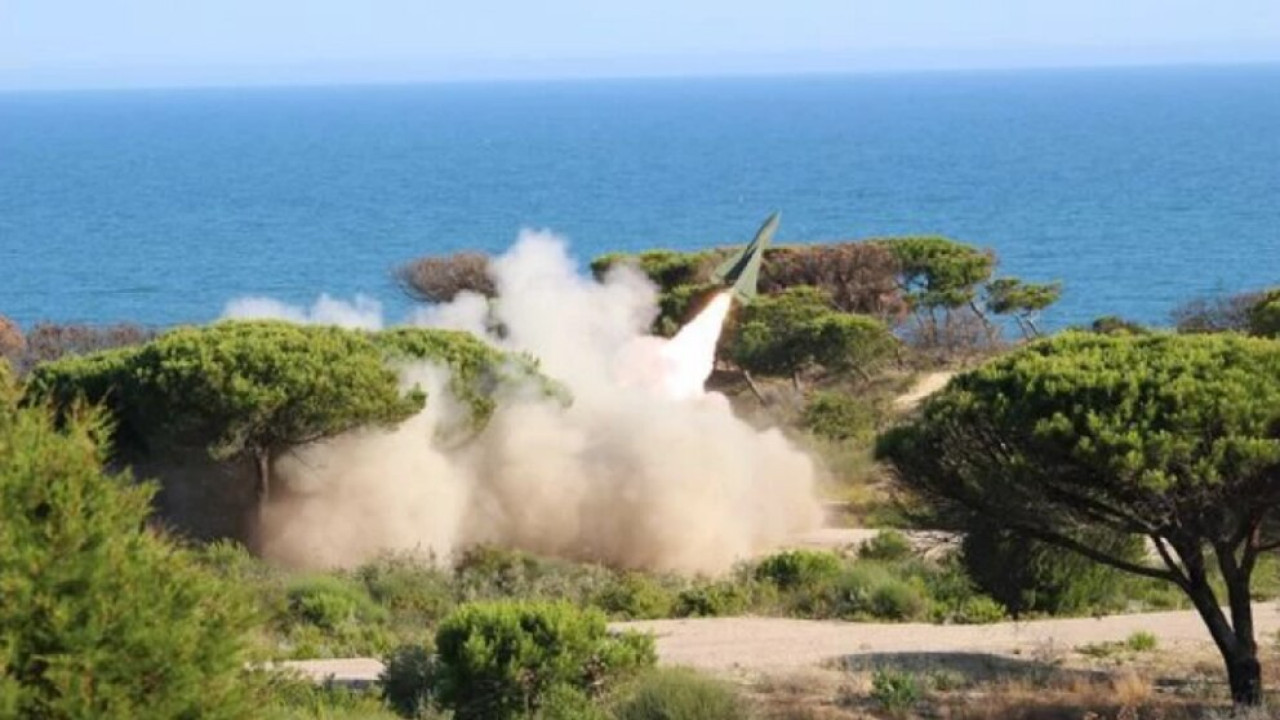 Lanzamiento de un misil Hawk de España. Foto: Ejécito de Tierra.