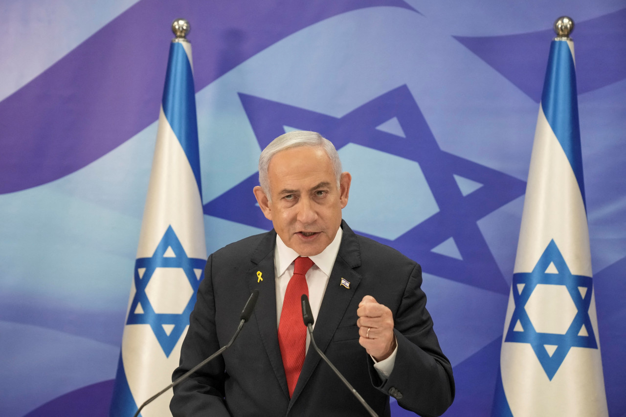 Benjamín Netanyahu, primer ministro de Israel. Foto: Reuters