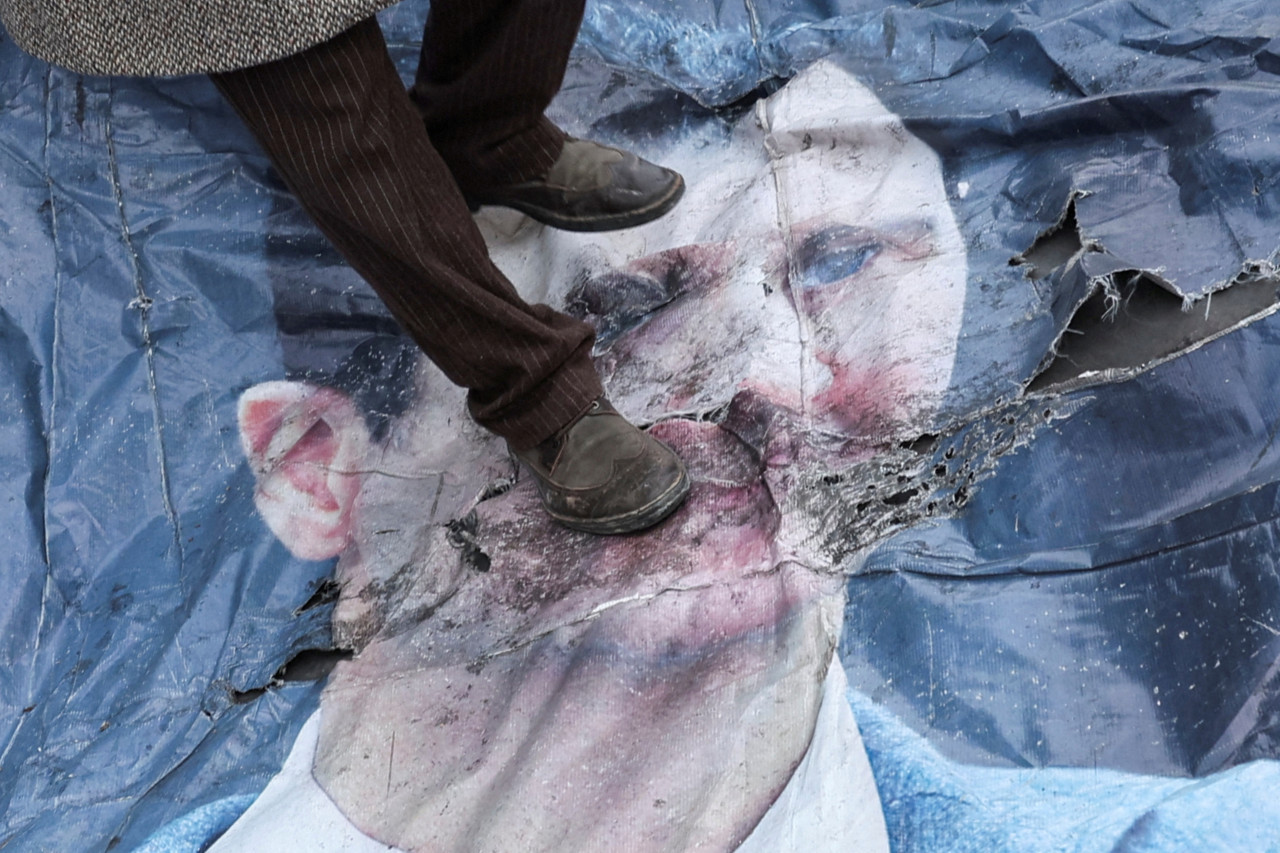 El desprecio por Bashar Al Assad en Siria. Foto: Reuters.