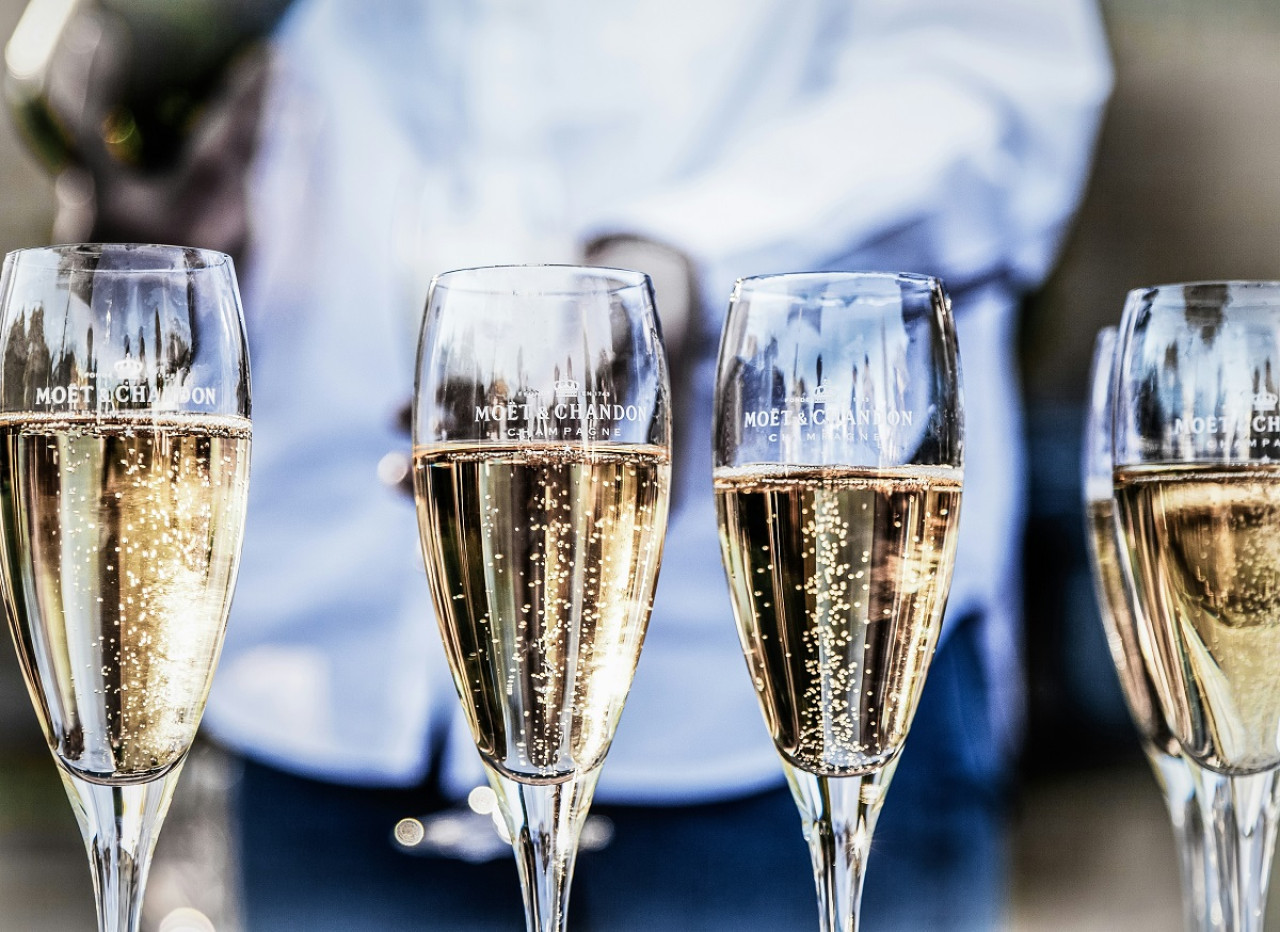 Chandon, una de las marcas lideres en el mundo del champagne. Foto: Unsplash.