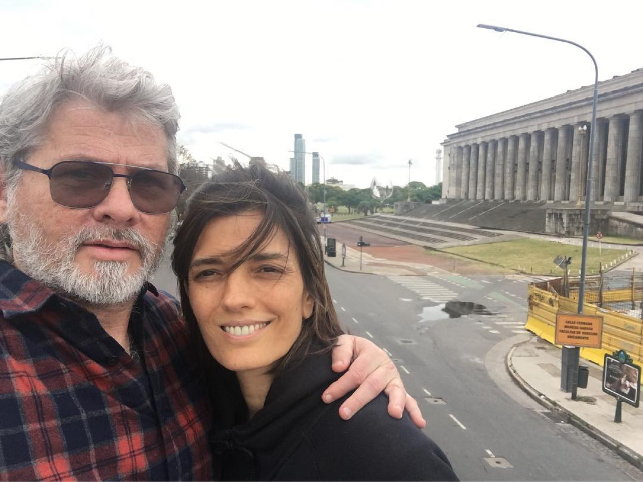 María Socas junto a Rubén Brenner, su pareja. Foto: Instagram.