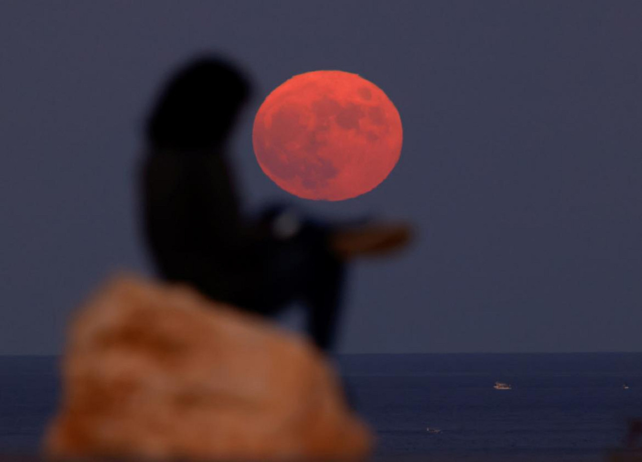 Luna llena. Foto: Reuters.