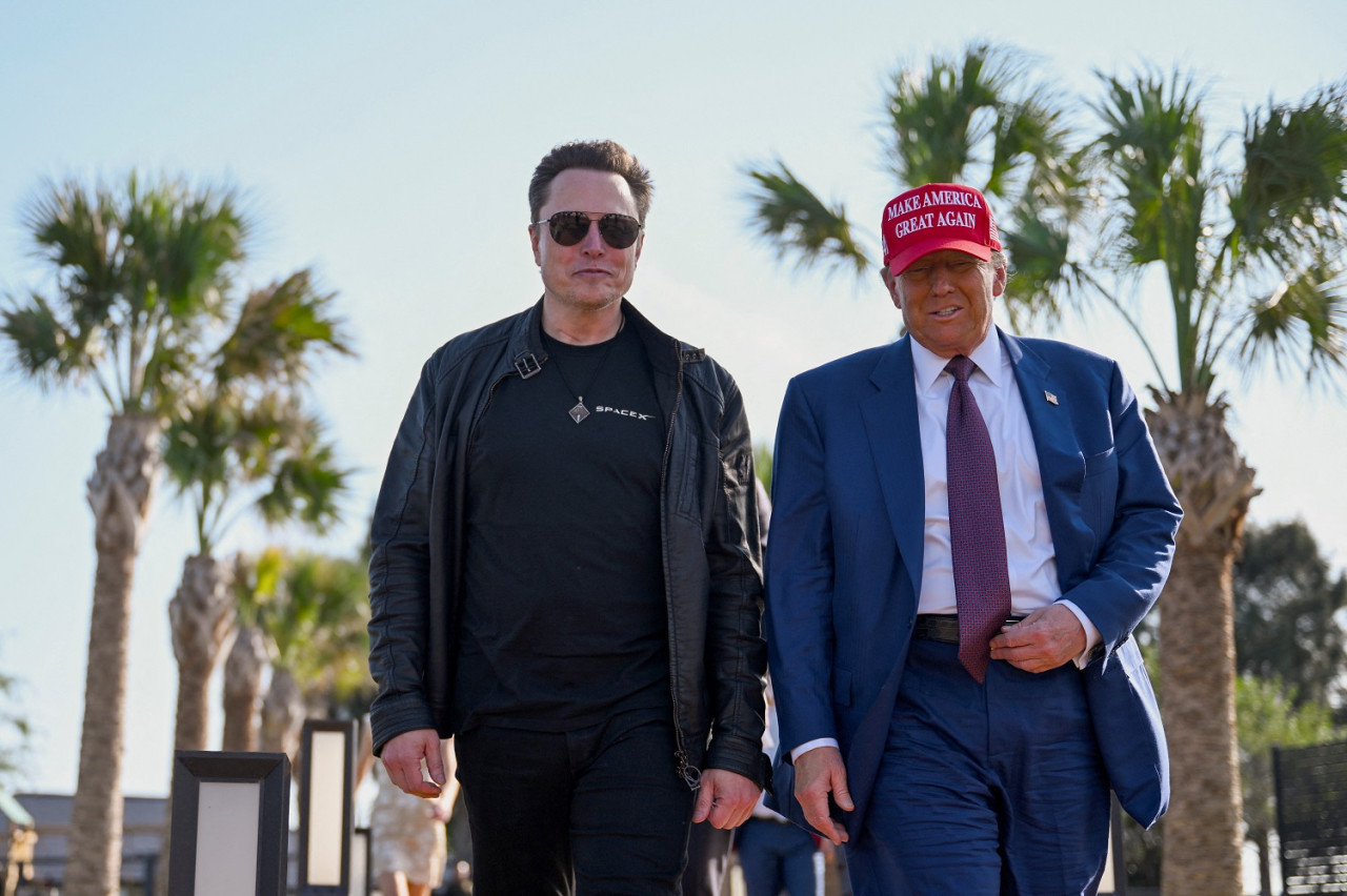 Elon Musk y Donald Trump. Foto: archivo Reuters