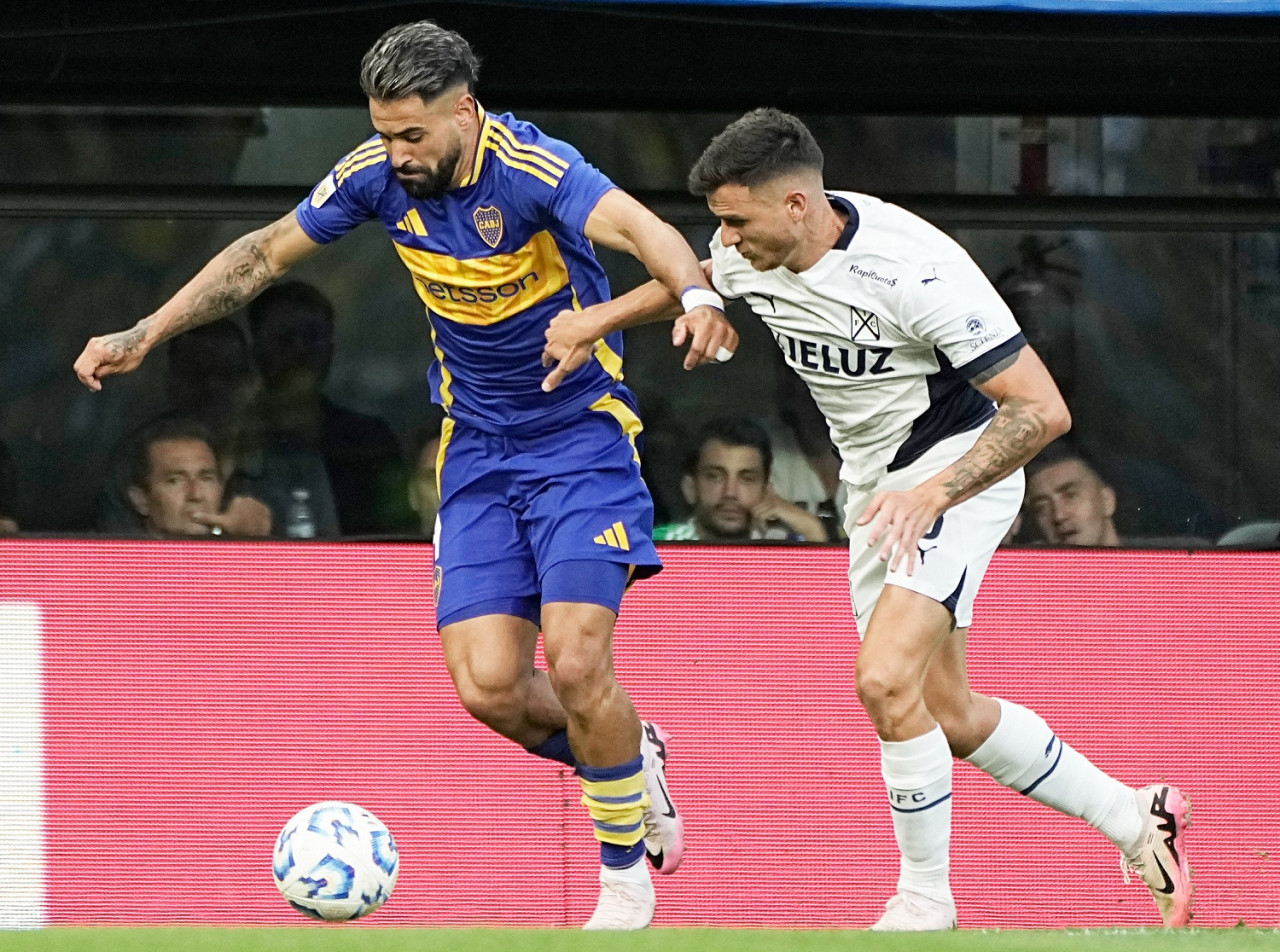 Milton Giménez, Boca vs Independiente. Foto: X @BocaJrsOficial