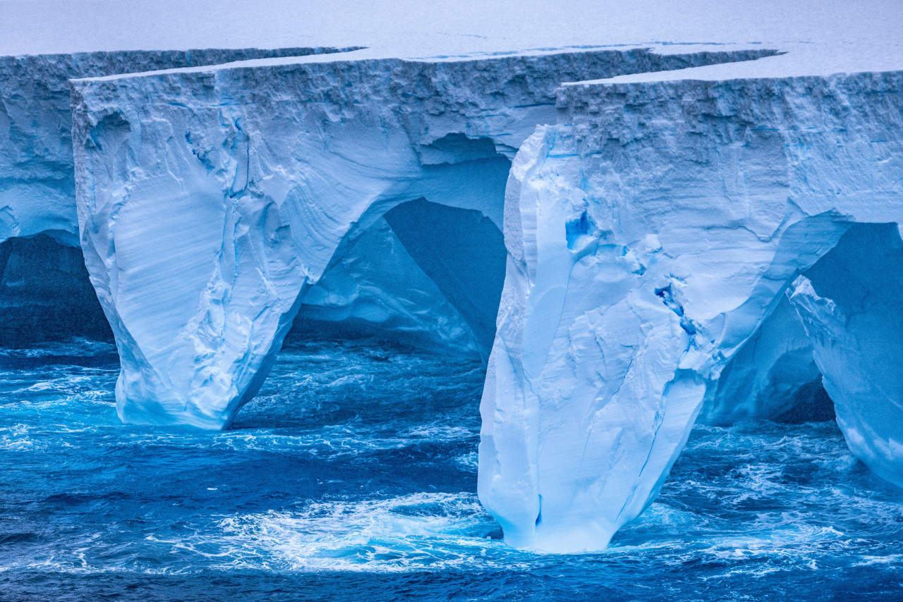 El iceberg más grande del mundo es denominado A23a. Foto: Reuters.