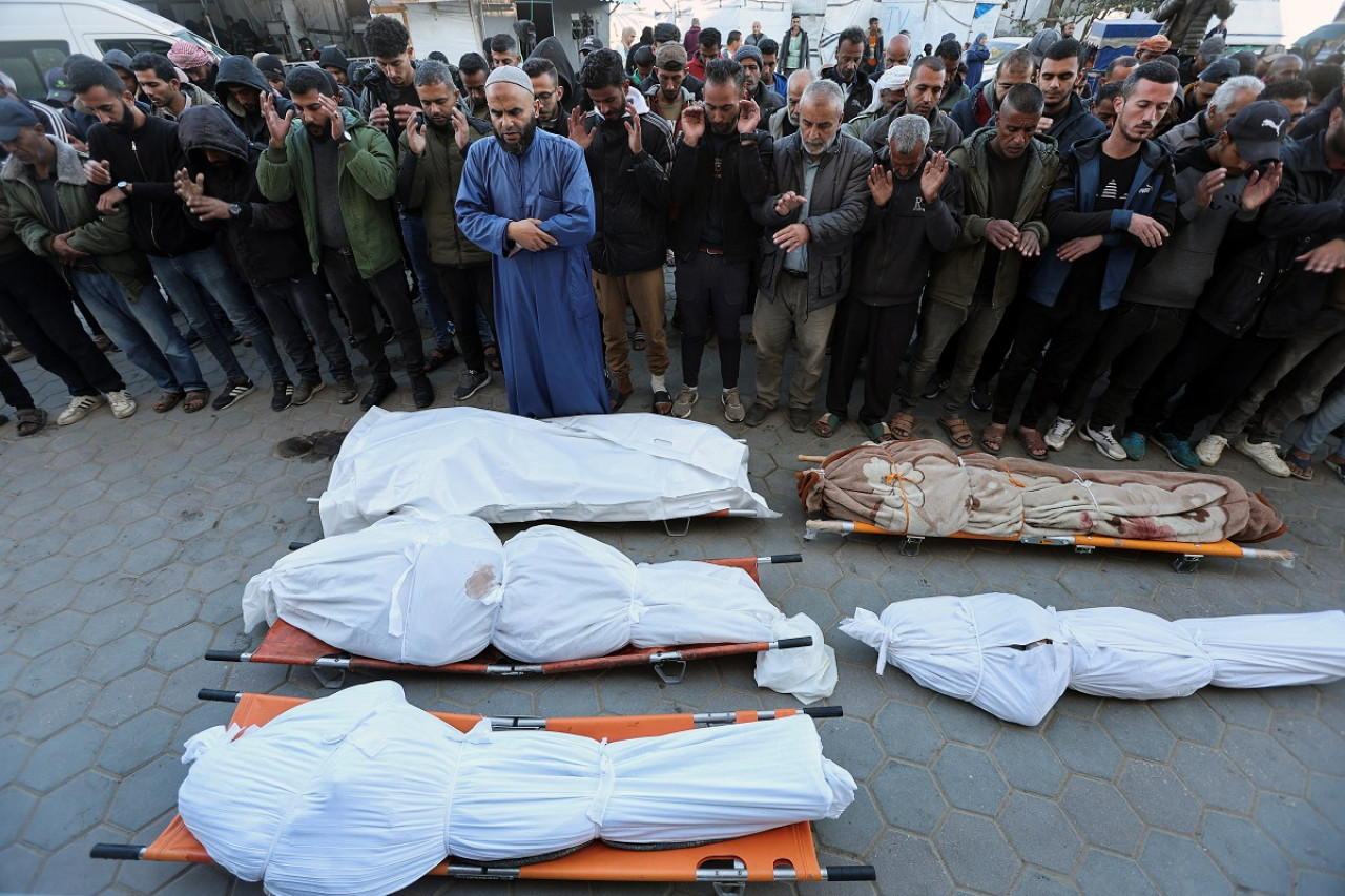 Víctimas mortales de la Franja de Gaza. Foto: Reuters.