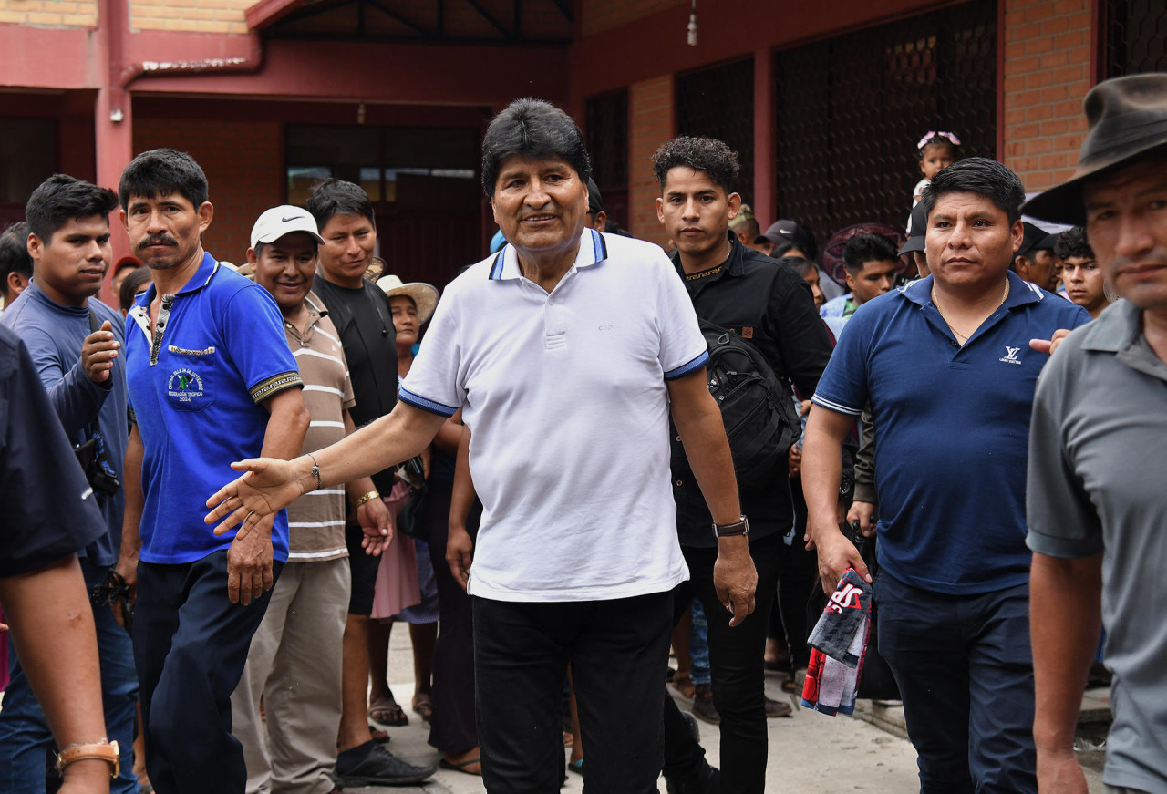 Evo Morales, expresidente de Bolivia. Foto: EFE.