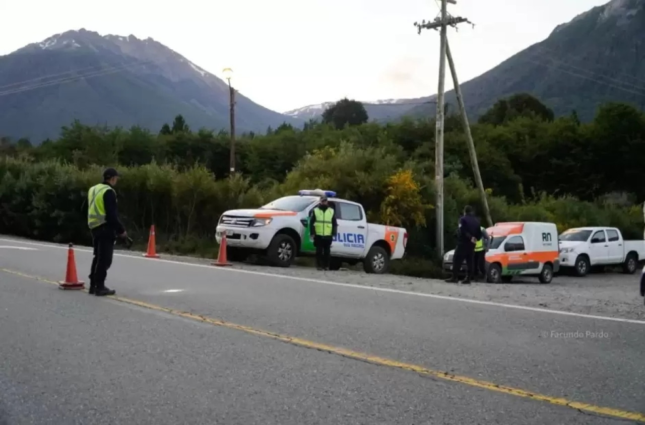 Rastrillaje del niño perdido en Bariloche. Fuente: X