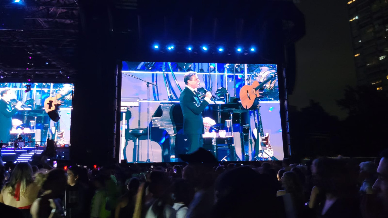 Luis Miguel cerró su gira en el Campo Argentino de Polo este miércoles 18 de diciembre. Foto: Canal26.com.