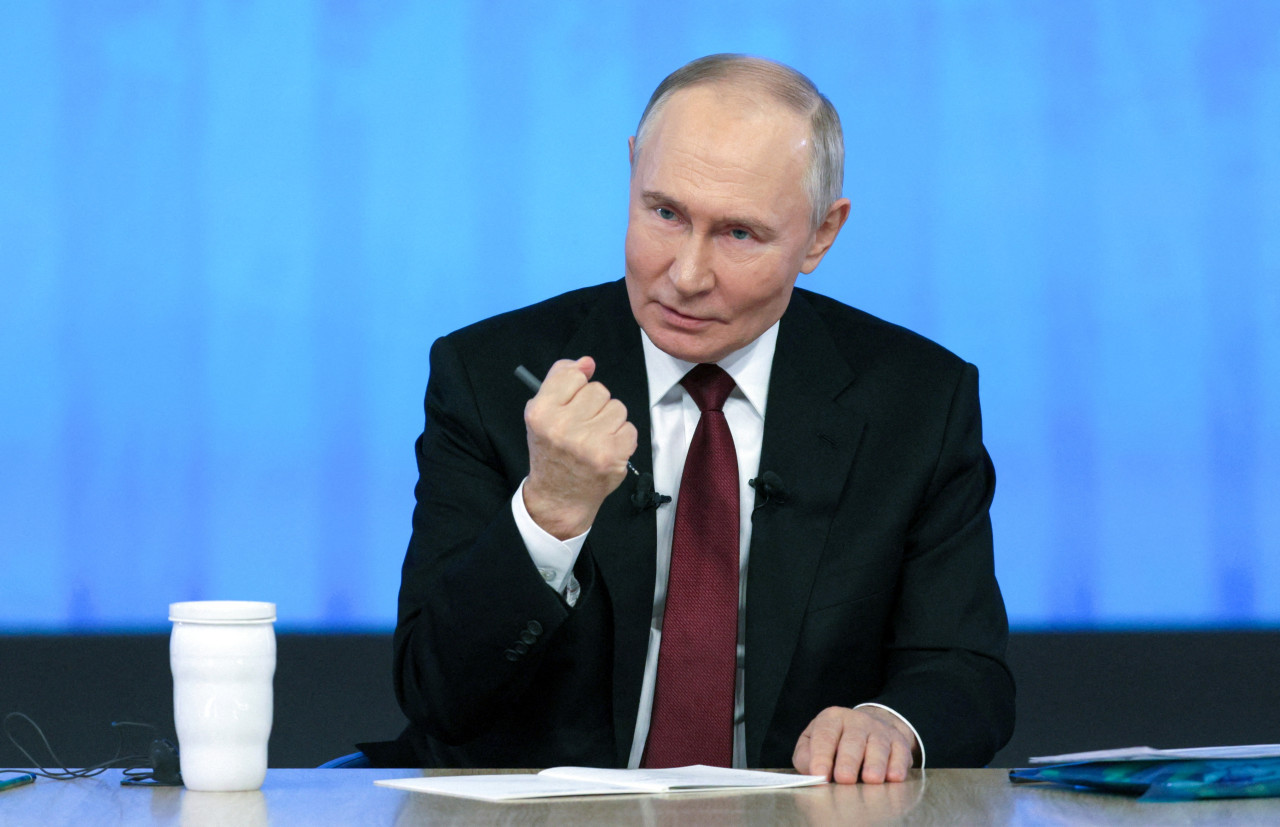 Vladimir Putin, presidente de Rusia. Foto: Reuters.