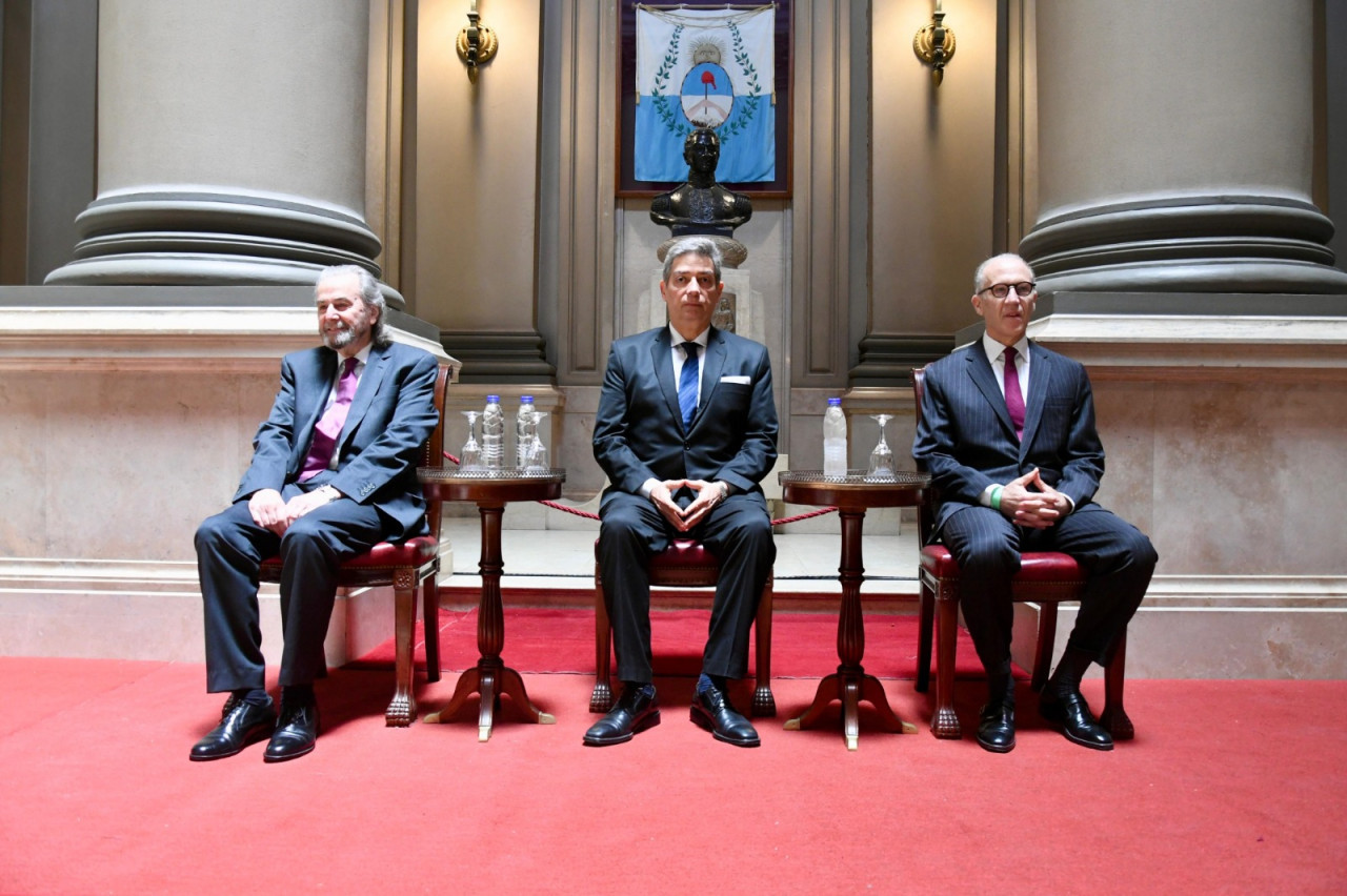 La Corte brindó un reconocimiento a Juan Carlos Maqueda.