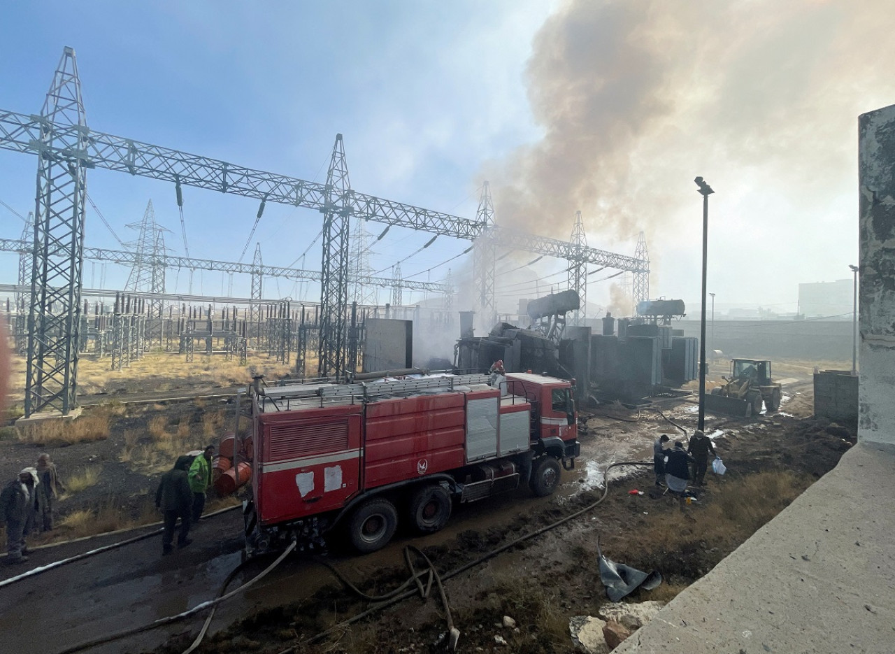 Ataque contra centrales eléctricas en Saná, Yemen. Foto: Reuters.