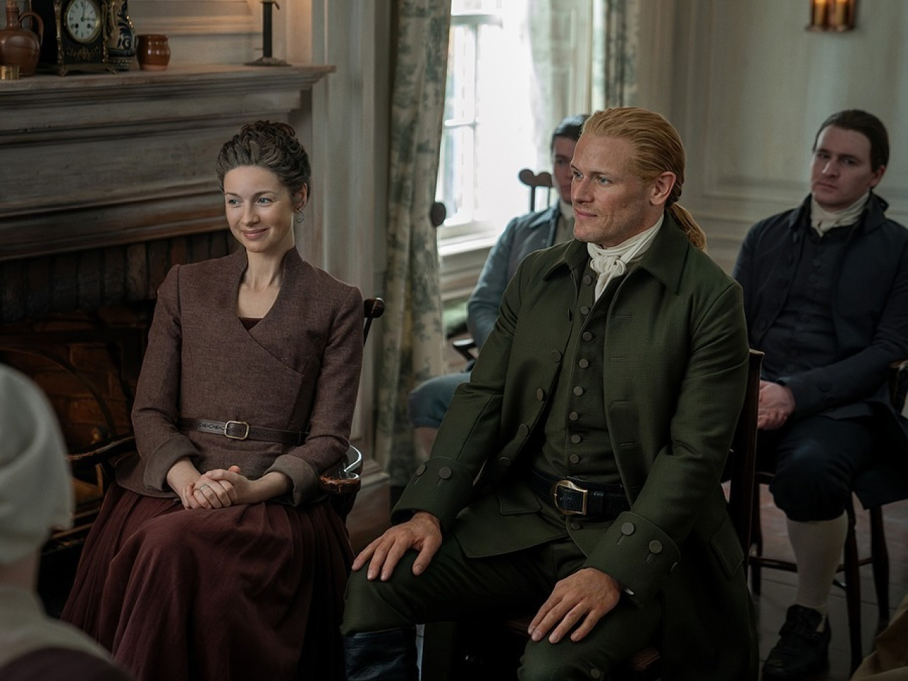 Outlander, Claire y Jamie. Foto @outlander_starz