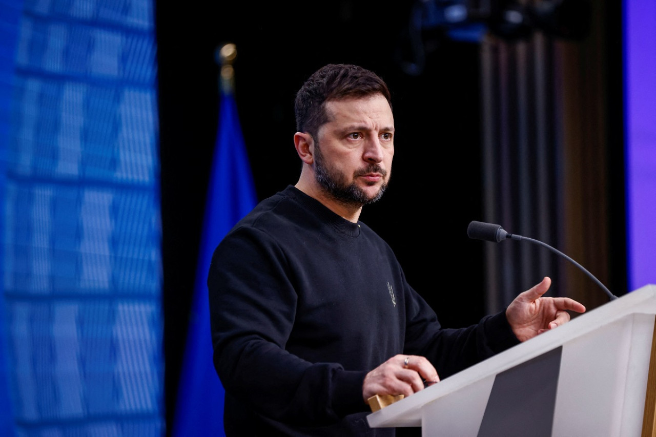 Volodímir Zelenski, presidente de Ucrania. Foto: Reuters.