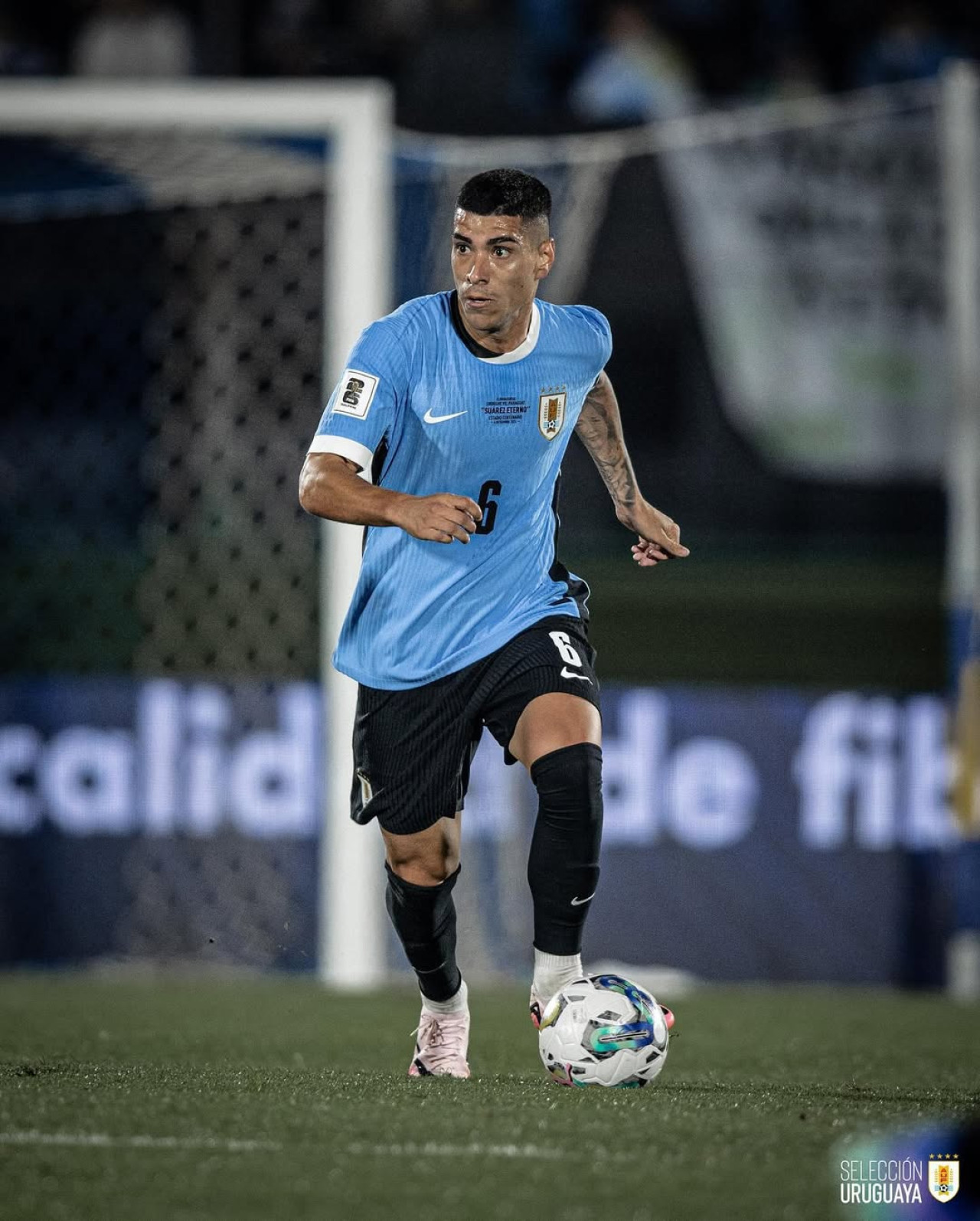 Lucas Olaza, jugador de la Selección uruguaya. Foto: Instagram @lucasolaza6