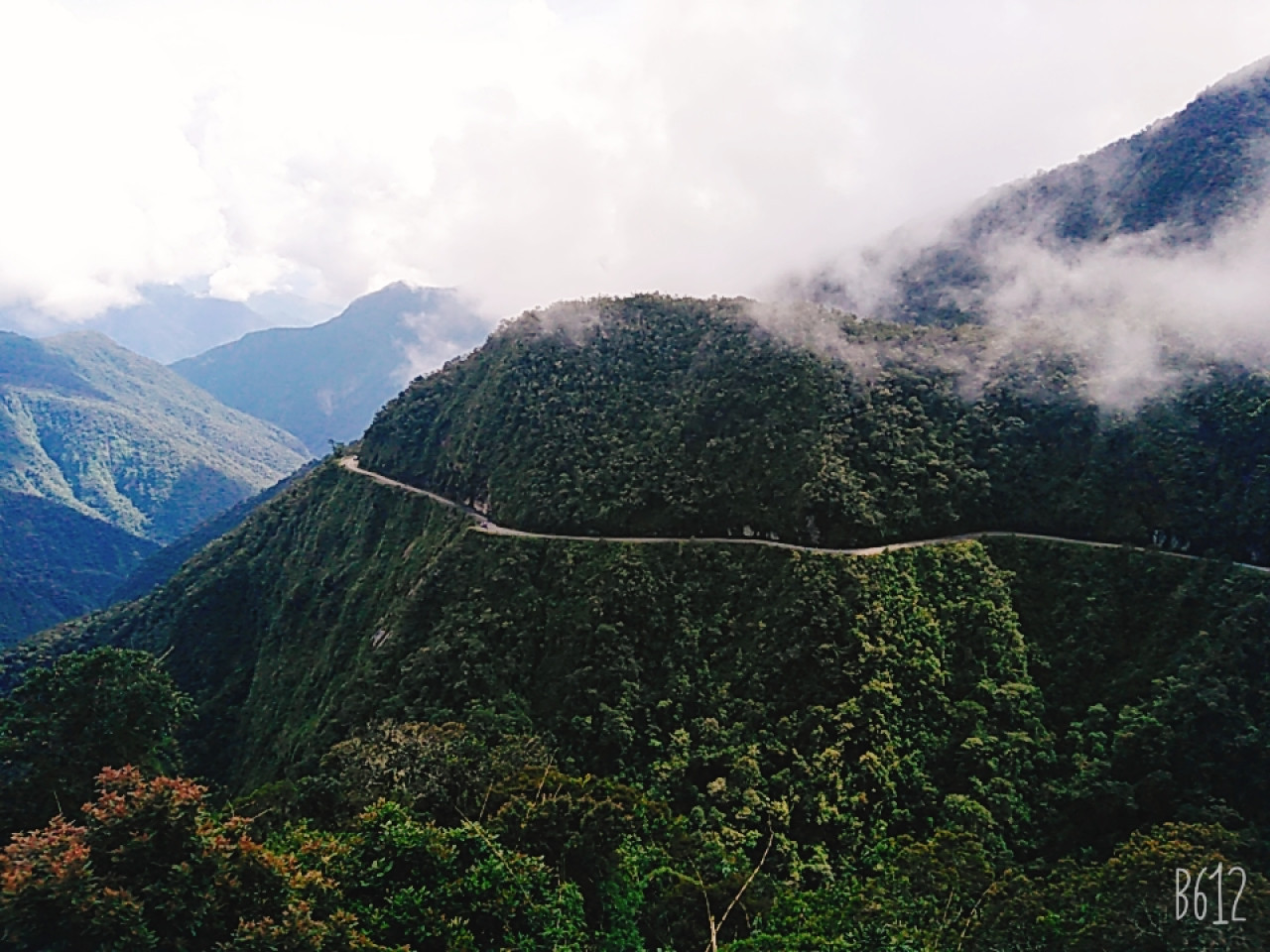 El Camino de los Yungas, más conocido como la ruta de la muerte. Foto: Wikipedia.