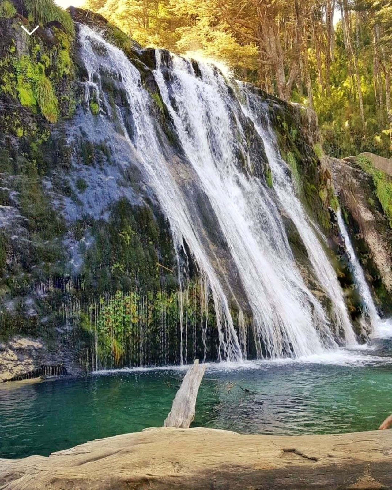 Cascada Ñivinco. Foto @barilochetop