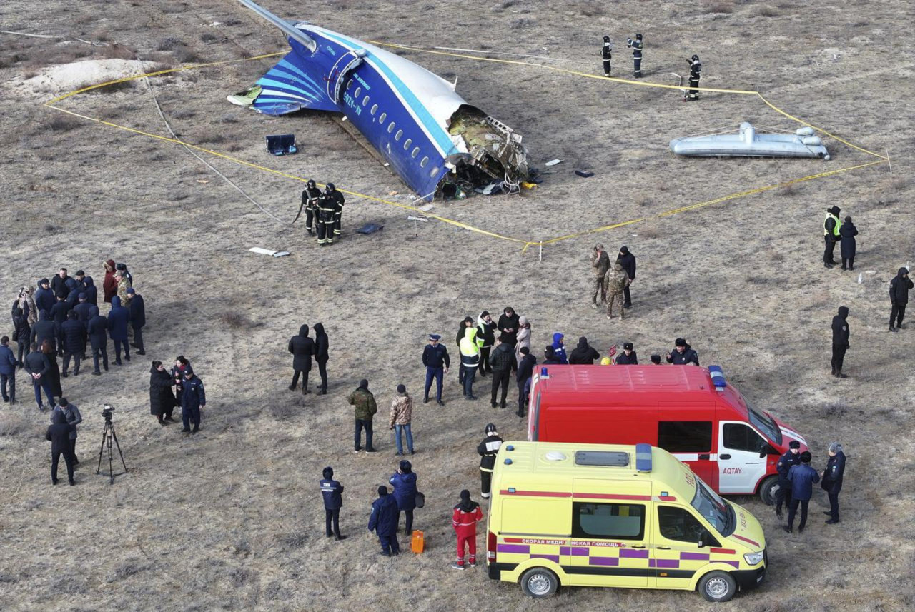 Accidente aéreo en Kazajistán. Foto: EFE