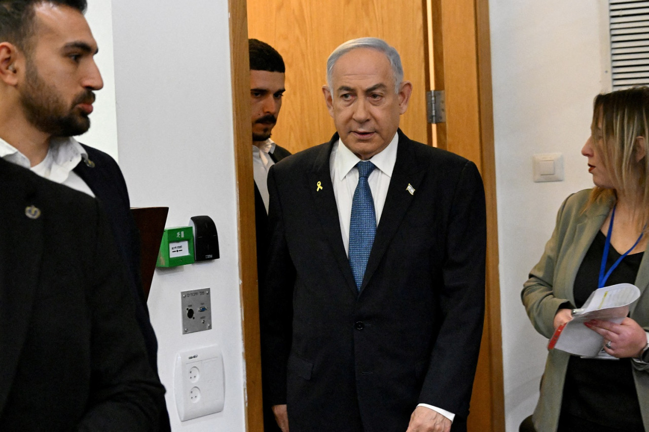 Benjamín Netanyahu, primer ministro de Israel. Foto: Reuters