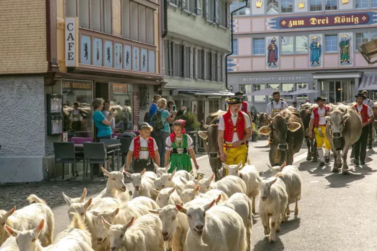 Las tradiciones en Appenzell están más vivas que nunca. Foto: Turismo Suiza.